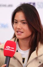 EMMA RADUCANU at Meets with Media at HSBC Championships in London 06/08/2025