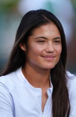 EMMA RADUCANU at Practice and Media Sessions Ahead of Wimbledon in London 06/28/2025