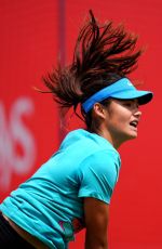 EMMA RADUCANU at Practice Session Ahead of HSBC Championships in London 06/08/2025