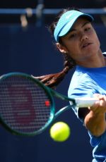 EMMA RADUCANU at Practice Session at Lexus Eastbourne Open in Eastbourne 06/22/2025