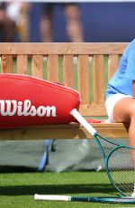 EMMA RADUCANU at Practice Session at Lexus Eastbourne Open in Eastbourne 06/22/2025
