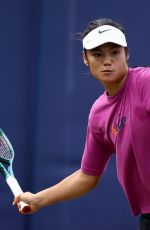 EMMA RADUCANU at Practice Session at Lexus Eastbourne Open in Eastbourne 06/25/2025