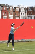EMMA RADUCANU at Practice Session Prior to HSBC Championships in London 06/06/2025