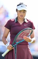 EMMA RADUCANU at Second Round of Lexus Eastbourne Open in Eastbourne 06/25/2025