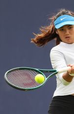 EMMA RADUCANU Practices for HSBC Championships in London 06/07/2025