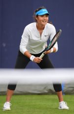 EMMA RADUCANU Practices for HSBC Championships in London 06/07/2025