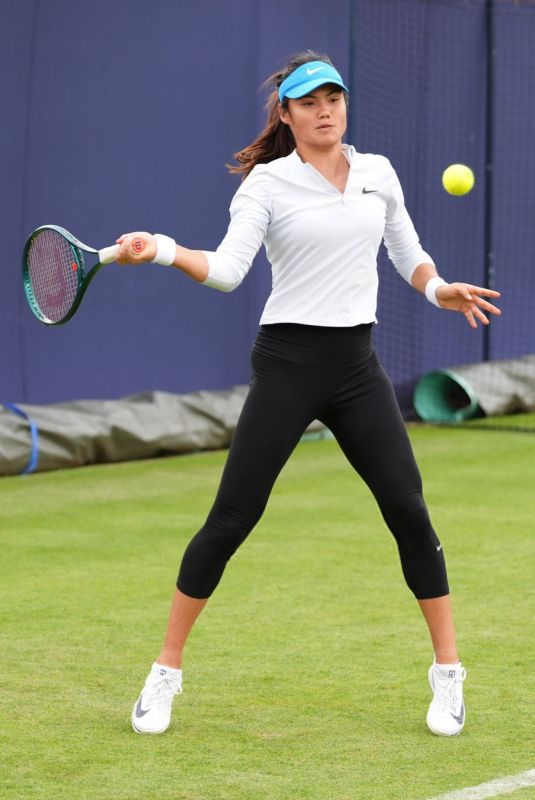 EMMA RADUCANU Practices for HSBC Championships in London 06/07/2025