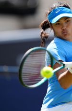 EMMA RADUCANU Practices for Lexus Eastbourne Open in Eastbourne 06/23/2025