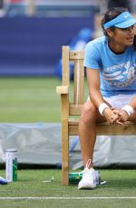 EMMA RADUCANU Practices for Lexus Eastbourne Open in Eastbourne 06/23/2025