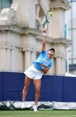 EMMA RADUCANU Practices for Lexus Eastbourne Open in Eastbourne 06/23/2025