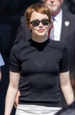 EMMA STONE Arrives at Jimmy Kimmel LIVE in Hollywood 06/2/2025