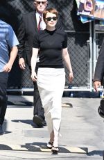 EMMA STONE Arrives at Jimmy Kimmel LIVE in Hollywood 06/2/2025