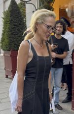 GILLIAN ANDERSON Arrives at Le Bristol Paris Hotel 06/28/2025