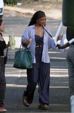 HALLE BAILEY Out and About in Rome 06/26/2025