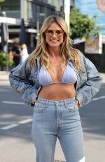 HEIDI KLUM at Calzedonia Billboard Presentation 06/16/2025