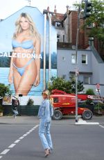 HEIDI KLUM at Calzedonia Billboard Presentation 06/16/2025