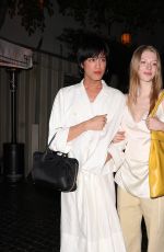 HUNTER SCHAFER Night Out with a Friend at Chateau Marmont 06/17/2025