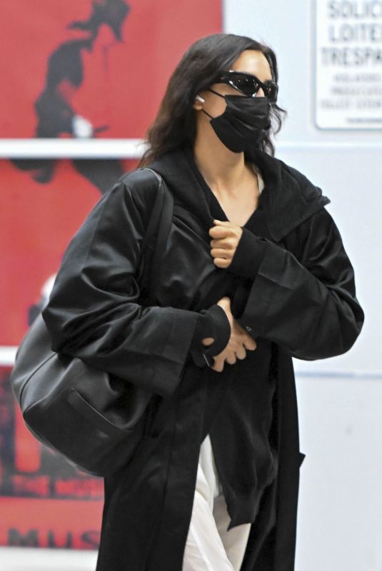 IRINA SHAYK Arrives at JFK Airport in New York City 06/14/2025