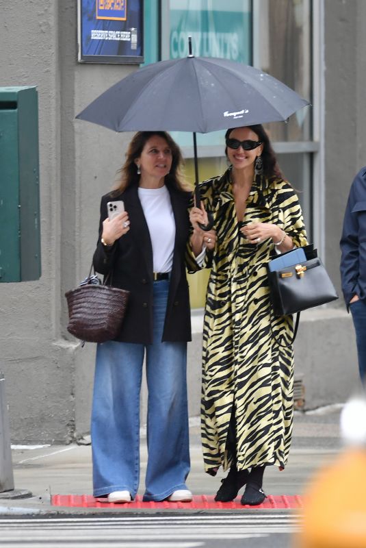 IRINA SHAYK Out with Friends in New York City 06/15/2025