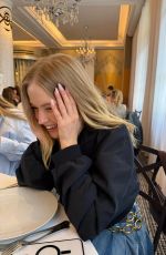IRIS LAW for British Vogue - Miu Miu Lunch Diary in Cannes, May 2025