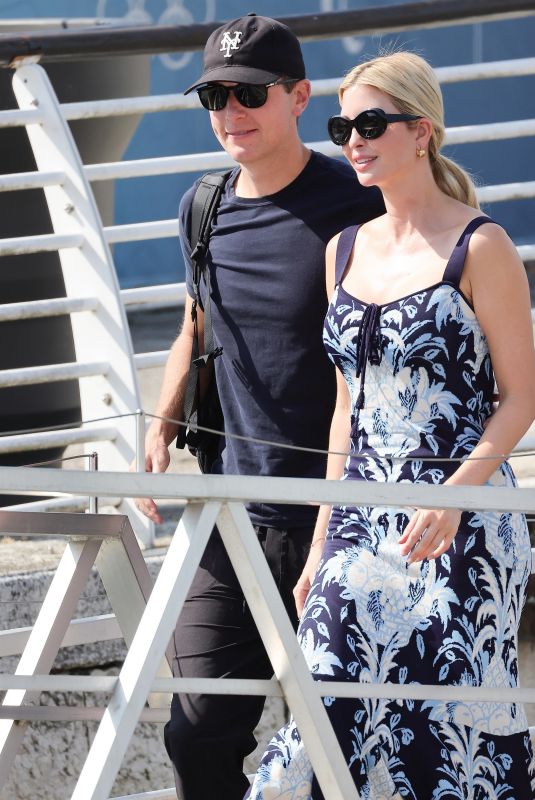 IVANKA TRUMP and Jared Kushner are seen Arrives at Venice Airport 06/19/2025