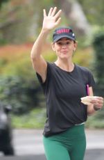 JENNIFER GARNER at Mid-Street Catch-Up with Friends After Charity Run 06/03/2025