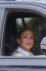 JENNIFER LOPEZ Out Driving in Los Angeles 06/04/2025