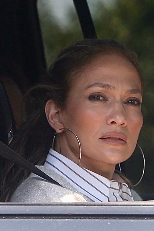 JENNIFER LOPEZ Out Driving in Los Angeles 06/04/2025