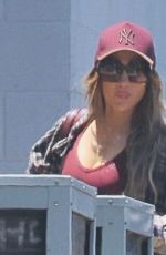 JENNIFER LOPEZ Takes Her Faughter to a Studio in Los Angeles 06/19/2025