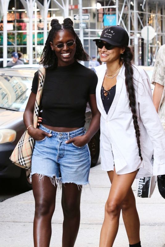 JODIE TURNER-SMITH Out with BFF Nancy in SoHo 06/20/2025