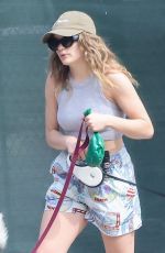 JOEY KING Walks Her Dogs Out in Los Angeles 05/13/2025