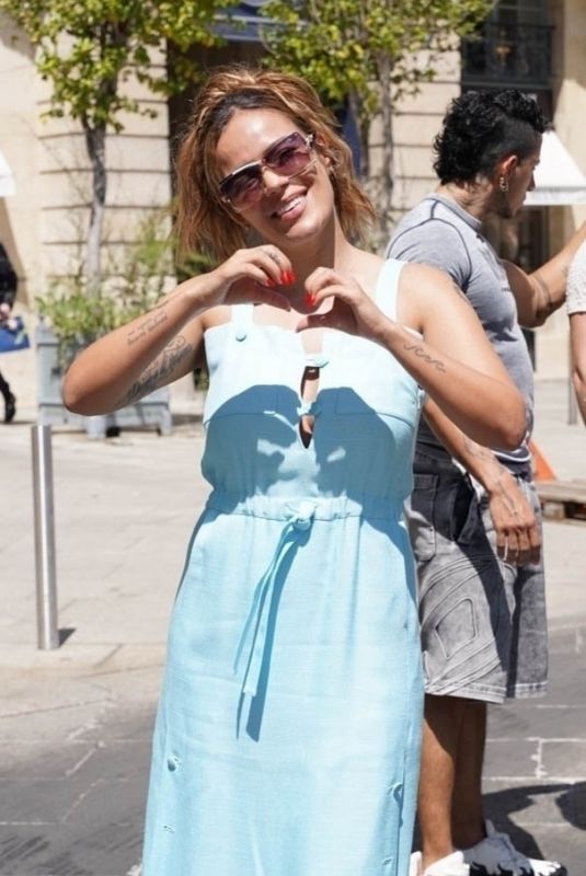 KAROL G Out and About in Paris 06/24/2025