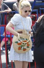 KATE MARA Out Shopping at Farmer