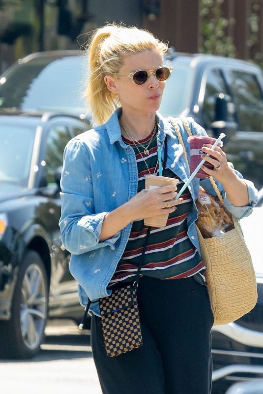 KATE MARA Stops by Erewhon Market in Studio City 06/10/2025