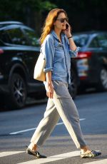 KATIE HOLMES Out and About in New York 06/05/2025