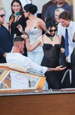 KENDALL and KYLE JENNER Arrives at Jeff Bezos Wedding in Venice 06/27/2025