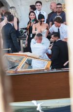 KENDALL and KYLE JENNER Arrives at Jeff Bezos Wedding in Venice 06/27/2025