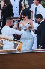 KENDALL and KYLE JENNER Arrives at Jeff Bezos Wedding in Venice 06/27/2025