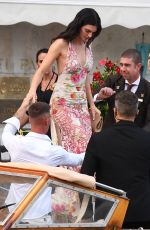 KENDALL and KYLE JENNER Board a Water Taxi en Route to Jeff Bezos Pre-wedding Dinner in Venice 06/26/2025
