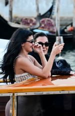 KENDALL and KYLIE JENNER Outside Hotel Gritti in Venice 06/28/2025
