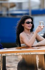 KENDALL and KYLIE JENNER Outside Hotel Gritti in Venice 06/28/2025