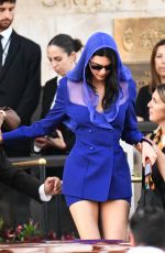 KENDALL and KYLIE JENNER Outside Hotel Gritti in Venice 06/28/2025