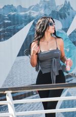 KIM KARDASHIAN Departures from Airport in Venice 06/28/2025