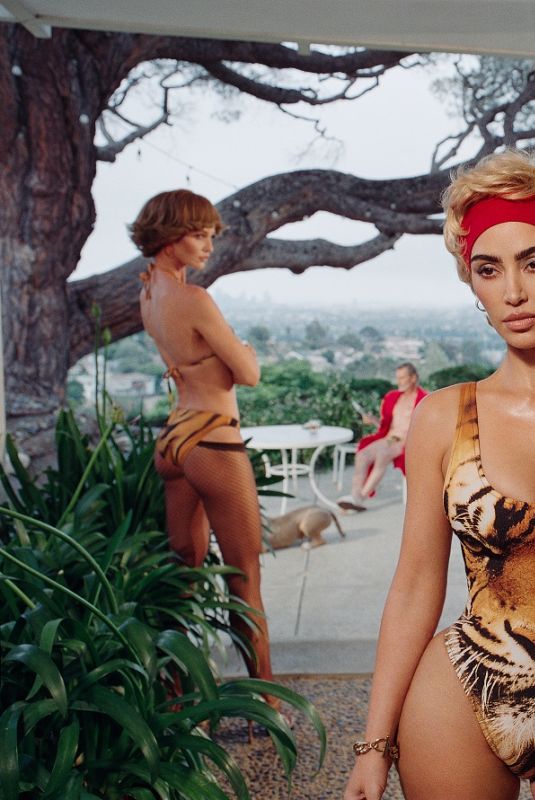 KIM KARDASHIAN for Skims x Roberto Cavalli Campaign 2025
