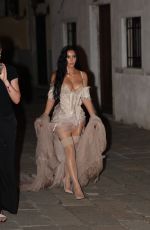 KIM KARDASHIAN Heading to Jeff Bezos Wedding Afterparty in Venice 06/28/2025