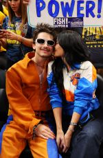 KYLIE JENNER and Timothee Chalamet at Game 6 of NBA Eastern Conference Finals in Indianapolis 05/31/2025