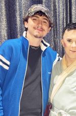 KYLIE JENNER and Timothee Chalamet Visit Broadway Cast of Oh, Mary! in New York City 05/30/2025