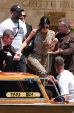 KYLIE JENNER Leaves Gritti Palace Hotel in Venice 06/29/2025