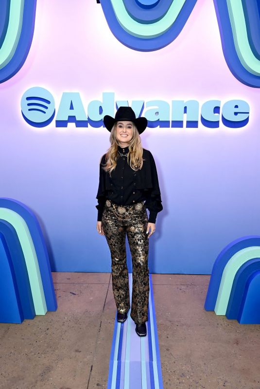 LAINEY WILSON Performs at Spotify Advance in New York 04/02/2025