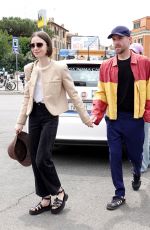 LILY COLLINS and Charlie Mcdowell Arrives at Italian Open in Rome 05/11/2025
